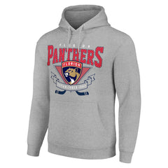 Florida Panthers Starter Team Logo Graphic Fleece Tri-Blend Pullover Hoodie