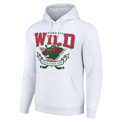 Minnesota Wild Starter Team Logo Graphic Fleece Tri-Blend Pullover Hoodie