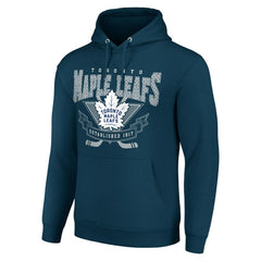 Toronto Maple Leafs Starter Team Logo Graphic Fleece Tri-Blend Pullover Hoodie