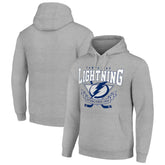 Tampa Bay Lightning Starter Team Logo Graphic Fleece Tri-Blend Pullover Hoodie