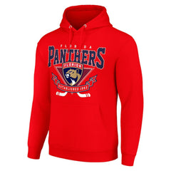 Florida Panthers Starter Team Logo Graphic Fleece Tri-Blend Pullover Hoodie