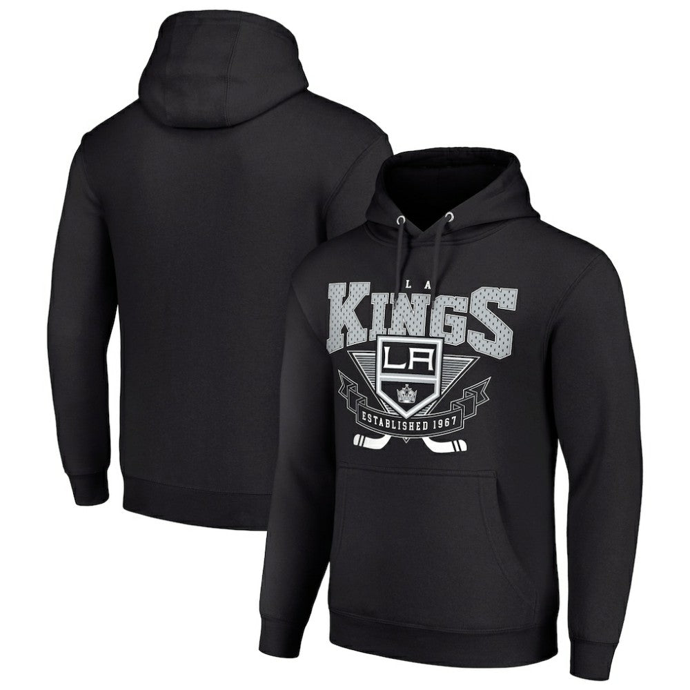 Los Angeles Kings Starter Team Logo Graphic Fleece Tri-Blend Pullover Hoodie