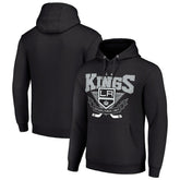 Los Angeles Kings Starter Team Logo Graphic Fleece Tri-Blend Pullover Hoodie