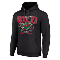 Minnesota Wild Starter Team Logo Graphic Fleece Tri-Blend Pullover Hoodie