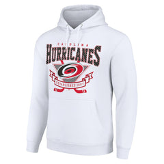 Carolina Hurricanes Starter Team Logo Graphic Fleece Tri-Blend Pullover Hoodie