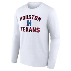 NFL Houston Texans Secondary Logo Victory Arch Long Sleeve T-Shirt