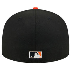 San Francisco Giants Shadow Stitch 59FIFTY Fitted Hat - Black | New Era