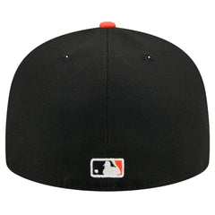 Detroit Tigers Shadow Stitch 59FIFTY Fitted Hat - Black | New Era
