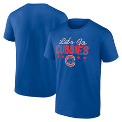 Chicago Cubs Let's Go Cubbies T-Shirt - Royal