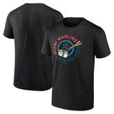 Miami Marlins Let's Go Fish T-Shirt - Black