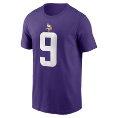 NFL Minnesota Vikings J.J. McCarthy Youth Fuse Name & Number T-Shirt