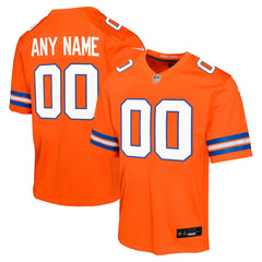 NFL Denver Broncos Youth Mile High Collection 1977 Throwback Custom Game Jersey