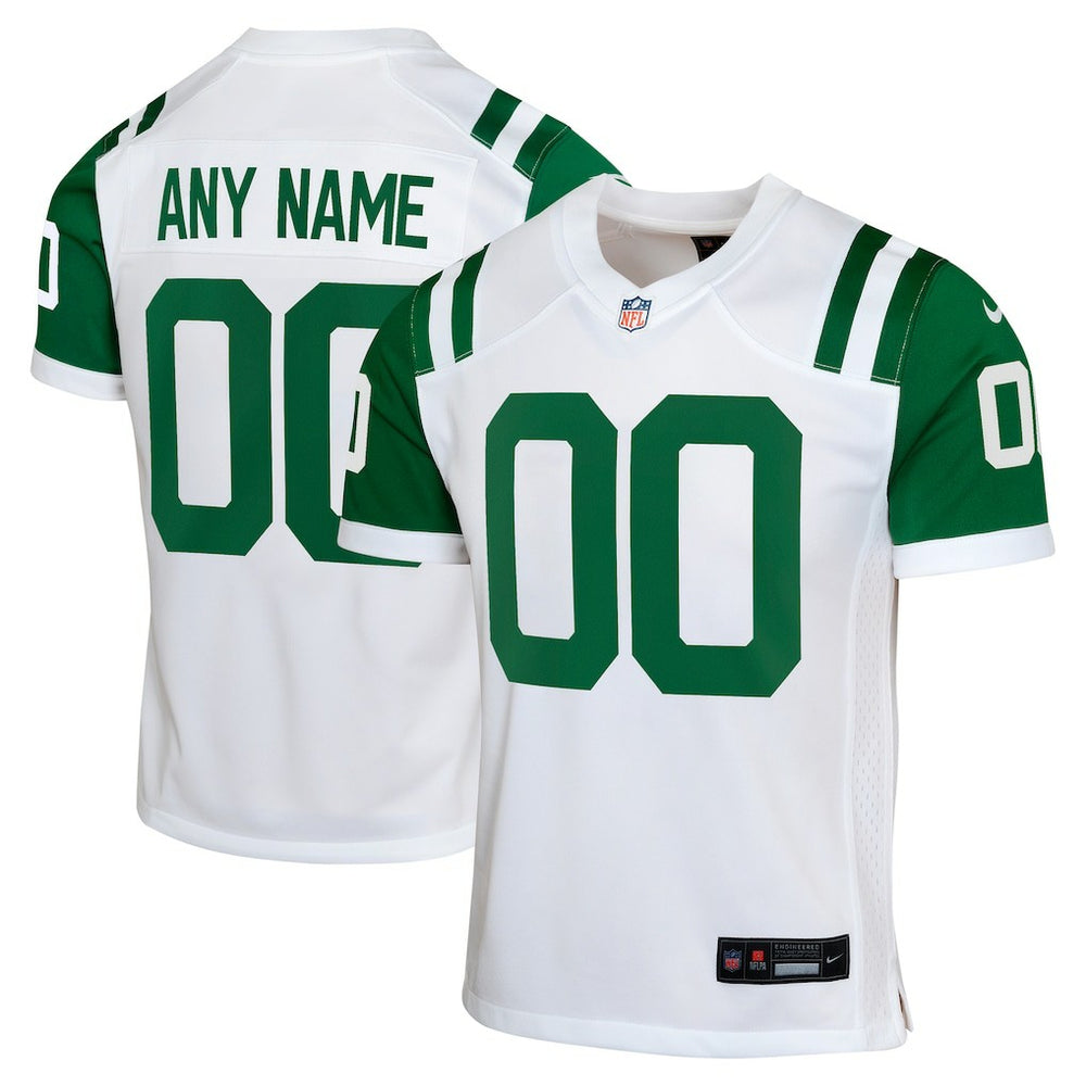 NFL New York Jets Youth Classic Alternate Custom Replica Jersey