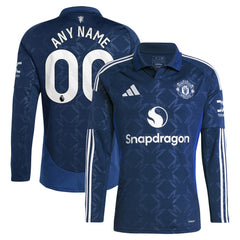 Manchester United 2024/25 Away Replica Long Sleeve Custom Jersey / Soccer Hot sale