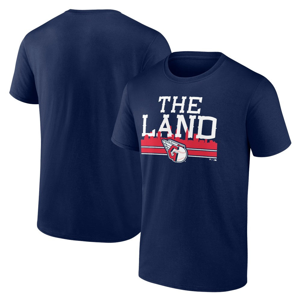 Cleveland Guardians The Land T-Shirt - Navy