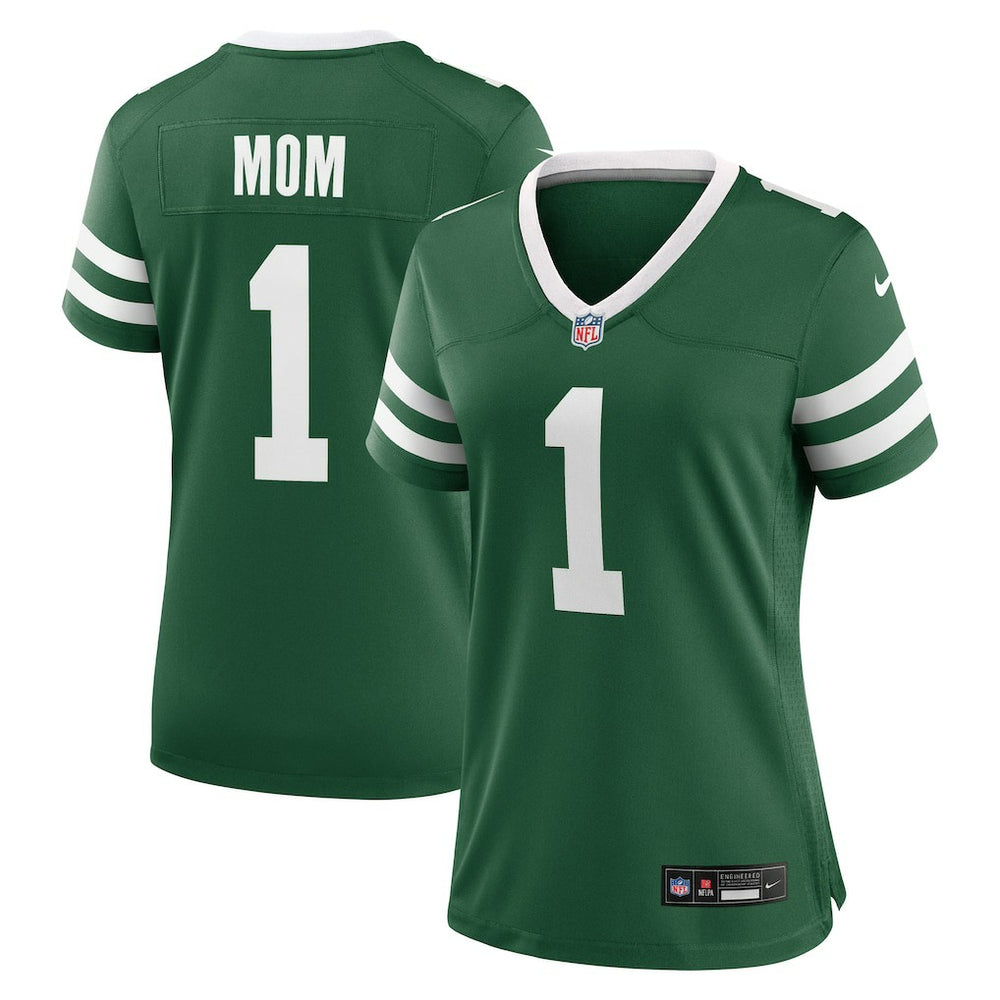 NFL New York Jets Women's #1 Mom Game Jersey
