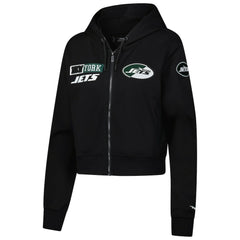 NFL New York Jets Pro Standard Women's Split Logo Full-Zip Hoodie