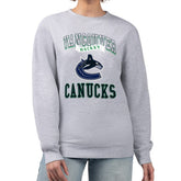 Vancouver Canucks G-III 4Her by Carl Banks Women's Team Logo Tri-Blend Fleece Pullover Sweatshirt