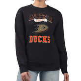 Anaheim Ducks G-III 4Her by Carl Banks Women's Team Logo Tri-Blend Fleece Pullover Sweatshirt