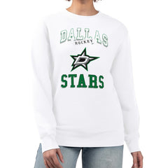 Dallas Stars G-III 4Her by Carl Banks Women's Team Logo Tri-Blend Fleece Pullover Sweatshirt