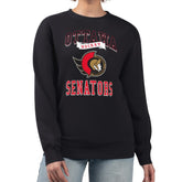 Ottawa Senators G-III 4Her by Carl Banks Women's Team Logo Tri-Blend Fleece Pullover Sweatshirt