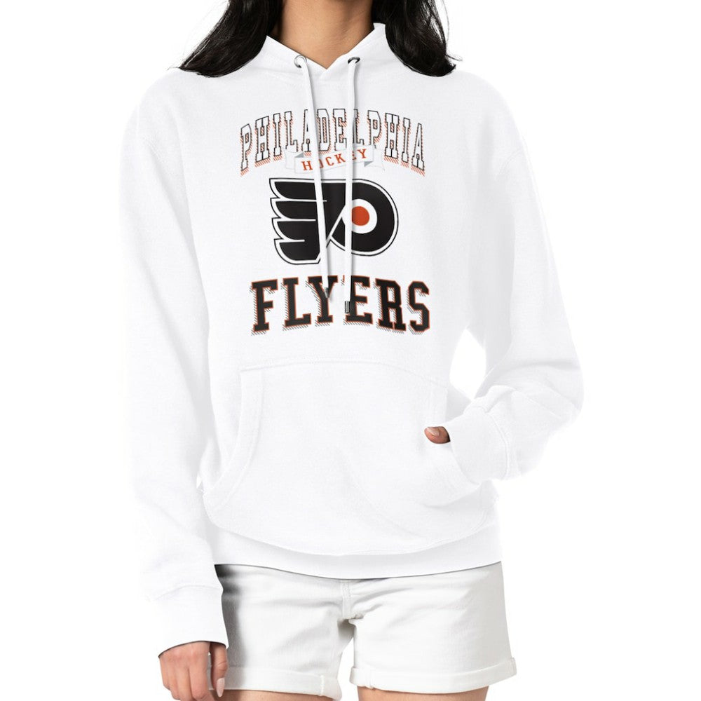 Philadelphia Flyers G-III 4Her by Carl Banks Women's Team Logo Tri-Blend Fleece Pullover Hoodie