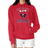 Washington Capitals G-III 4Her by Carl Banks Women's Team Logo Tri-Blend Fleece Pullover Hoodie