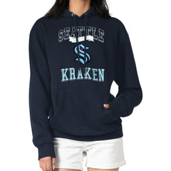 Seattle Kraken G-III 4Her by Carl Banks Women's Team Logo Tri-Blend Fleece Pullover Hoodie