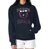 Washington Capitals G-III 4Her by Carl Banks Women's Team Logo Tri-Blend Fleece Pullover Hoodie
