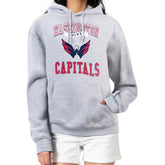 Washington Capitals G-III 4Her by Carl Banks Women's Team Logo Tri-Blend Fleece Pullover Hoodie
