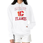 Calgary Flames G-III 4Her by Carl Banks Women's Team Logo Tri-Blend Fleece Pullover Hoodie