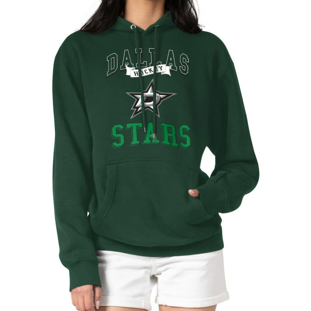 Dallas Stars G-III 4Her by Carl Banks Women's Team Logo Tri-Blend Fleece Pullover Hoodie