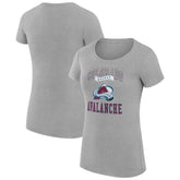 Colorado Avalanche G-III 4Her by Carl Banks Women's Super-Slim Fit Lightweight Team Logo Graphic T-Shirt