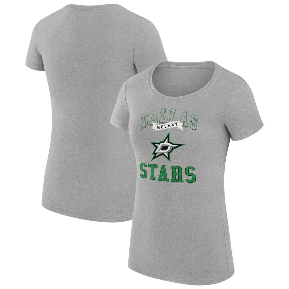 Dallas Stars G-III 4Her by Carl Banks Women's Super-Slim Fit Lightweight Team Logo Graphic T-Shirt