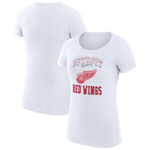 Detroit Red Wings G-III 4Her by Carl Banks Women's Super-Slim Fit Lightweight Team Logo Graphic T-Shirt