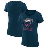 Washington Capitals G-III 4Her by Carl Banks Women's Super-Slim Fit Lightweight Team Logo Graphic T-Shirt