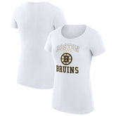 Boston Bruins G-III 4Her by Carl Banks Women's Super-Slim Fit Lightweight Team Logo Graphic T-Shirt