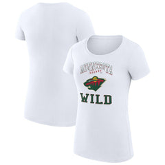 Minnesota Wild G-III 4Her by Carl Banks Women's Super-Slim Fit Lightweight Team Logo Graphic T-Shirt
