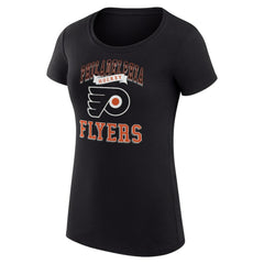 Philadelphia Flyers G-III 4Her by Carl Banks Women's Super-Slim Fit Lightweight Team Logo Graphic T-Shirt
