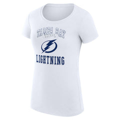 Tampa Bay Lightning G-III 4Her by Carl Banks Women's Super-Slim Fit Lightweight Team Logo Graphic T-Shirt