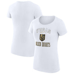 Vegas Golden Knights G-III 4Her by Carl Banks Women's Super-Slim Fit Lightweight Team Logo Graphic T-Shirt