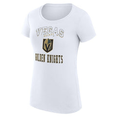 Vegas Golden Knights G-III 4Her by Carl Banks Women's Super-Slim Fit Lightweight Team Logo Graphic T-Shirt