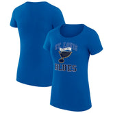 St. Louis Blues G-III 4Her by Carl Banks Women's Super-Slim Fit Lightweight Team Logo Graphic T-Shirt
