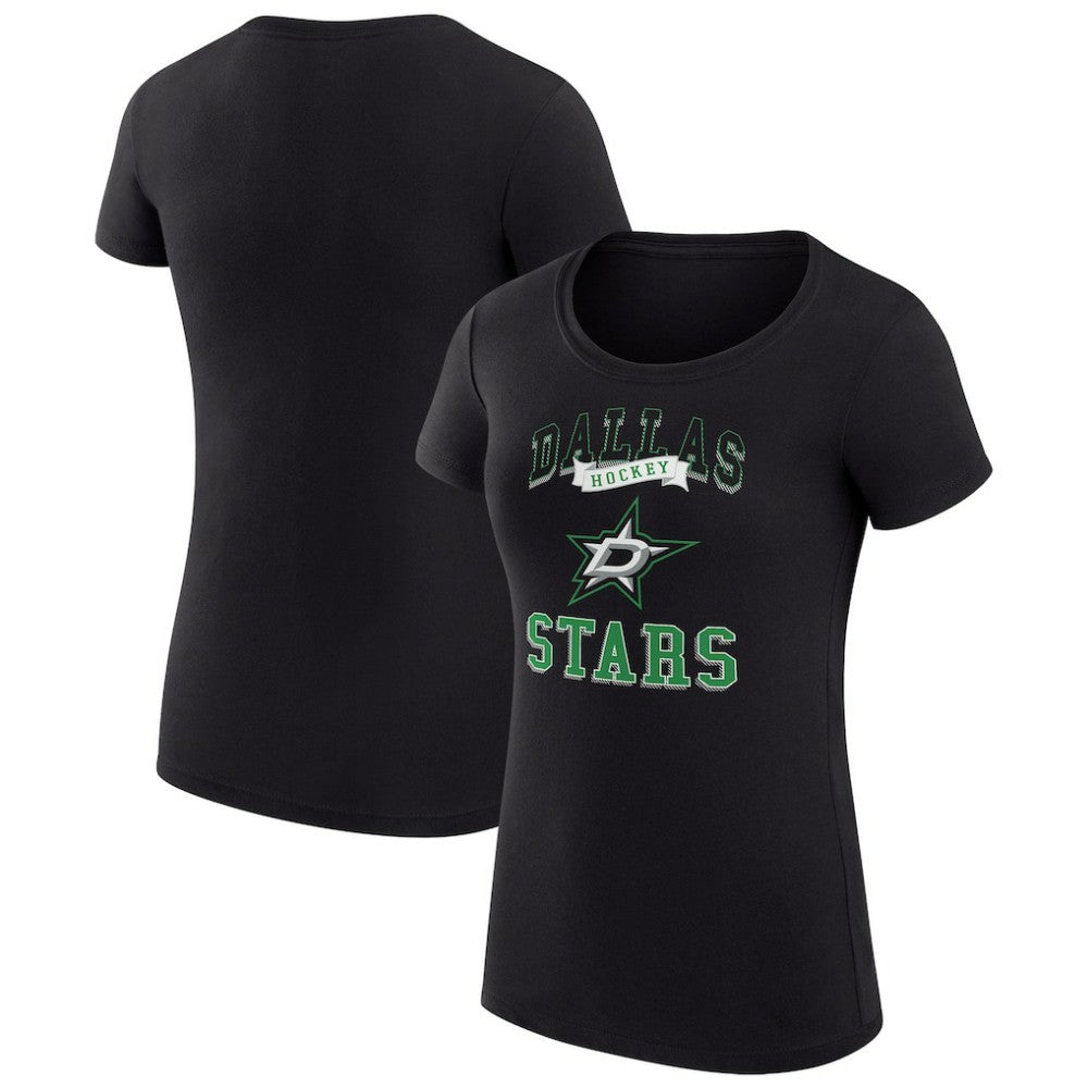 Dallas Stars G-III 4Her by Carl Banks Women's Super-Slim Fit Lightweight Team Logo Graphic T-Shirt