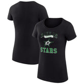 Dallas Stars G-III 4Her by Carl Banks Women's Super-Slim Fit Lightweight Team Logo Graphic T-Shirt