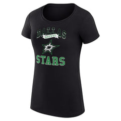 Dallas Stars G-III 4Her by Carl Banks Women's Super-Slim Fit Lightweight Team Logo Graphic T-Shirt