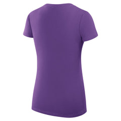 Los Angeles Lakers G-III 4Her by Carl Banks Women's Super-Slim Fit Lightweight Team Logo V-Neck T-Shirt - Purple for sale