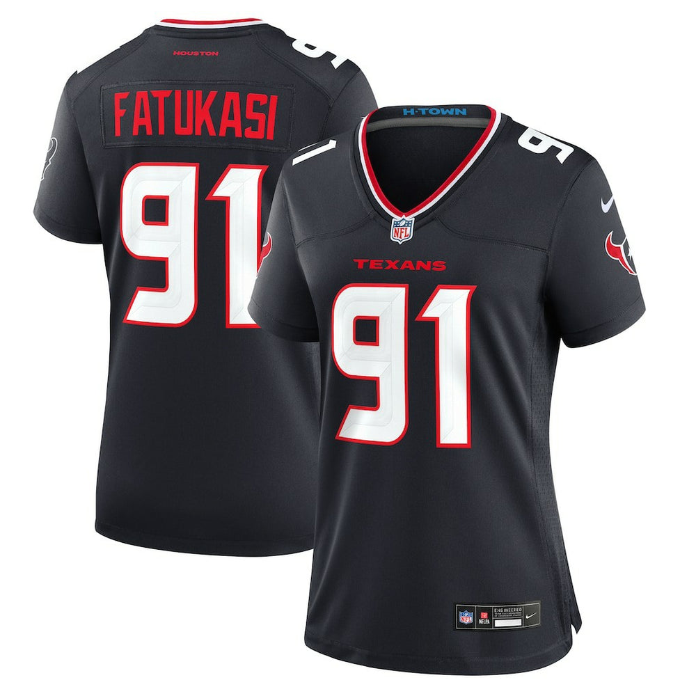 NFL Houston Texans Folorunso Fatukasi Women's Team Game Jersey