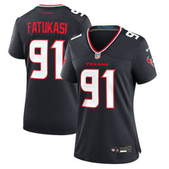 NFL Houston Texans Folorunso Fatukasi Women's Team Game Jersey