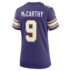 NFL Minnesota Vikings J.J. McCarthy Women's 2nd Alternate Player Game Jersey